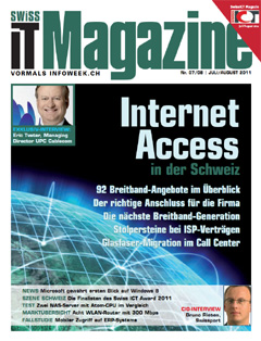 Swiss IT Magazine Cover Ausgabe 2011/itm_201107