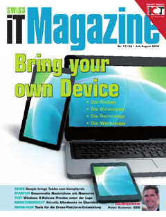 Swiss IT Magazine Cover Ausgabe 2012/itm_201207