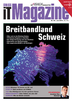 Swiss IT Magazine Cover Ausgabe 2015/itm_201506