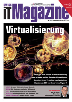 Swiss IT Magazine Cover Ausgabe 2015/itm_201512