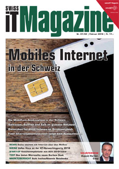 Swiss IT Magazine Cover Ausgabe 2016/itm_201601