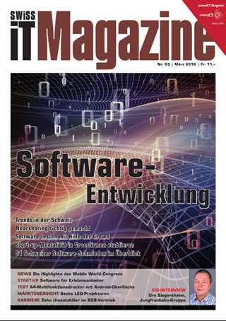 Swiss IT Magazine Cover Ausgabe 2016/itm_201603