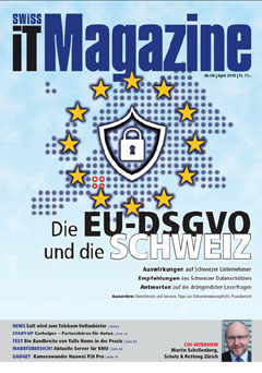 Swiss IT Magazine Cover Ausgabe 2018/itm_201804