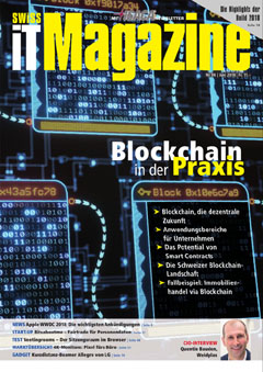 Swiss IT Magazine Cover Ausgabe 2018/itm_201806