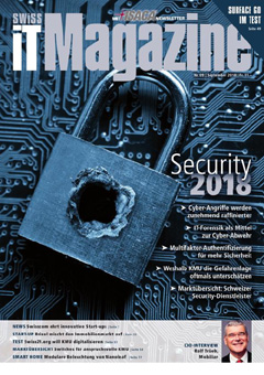 Swiss IT Magazine Cover Ausgabe 2018/itm_201809