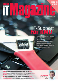 Swiss IT Magazine Cover Ausgabe 2018/itm_201810