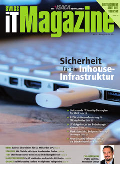 Swiss IT Magazine Cover Ausgabe 2019/itm_201903