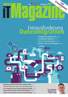 Swiss IT Magazine Cover Ausgabe 2019/itm_201909