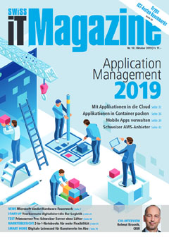 Swiss IT Magazine Cover Ausgabe 2019/itm_201910