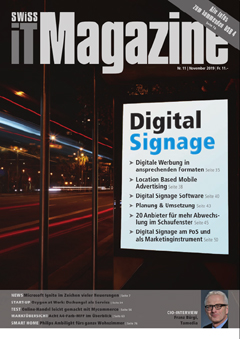 Swiss IT Magazine Cover Ausgabe 2019/itm_201911