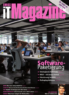Swiss IT Magazine Cover Ausgabe 2019/itm_201912