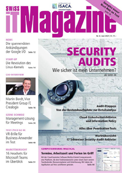 Swiss IT Magazine Cover Ausgabe 2021/itm_202106