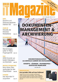 Swiss IT Magazine Cover Ausgabe 2021/itm_202111