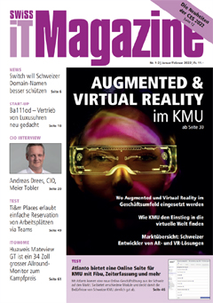Swiss IT Magazine Cover Ausgabe 2022/itm_202201