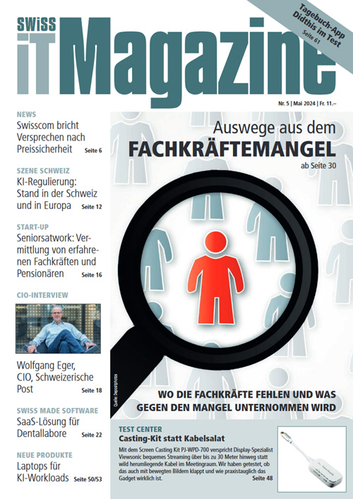Swiss IT Magazine Cover Ausgabe 202405