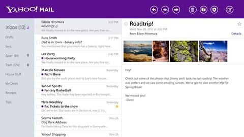 Yahoo bohrt Mail-Anwendung auf