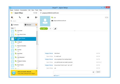 Verknüpfung von Skype mit Lync ist erfolgt