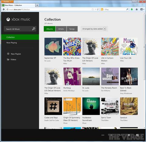Xbox Music kommt ins Web