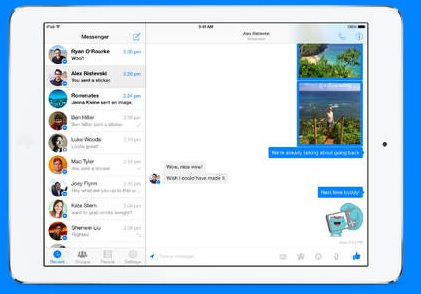 Facebook bringt Messenger auf iPad