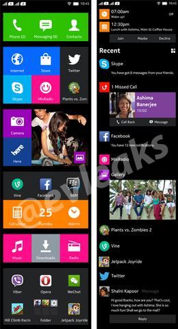 Nokia: Android-Smartphones mit Windows-Phone-ähnlicher Oberfläche