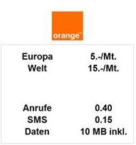 Orange senkt Preise für Prepaid-Kunden