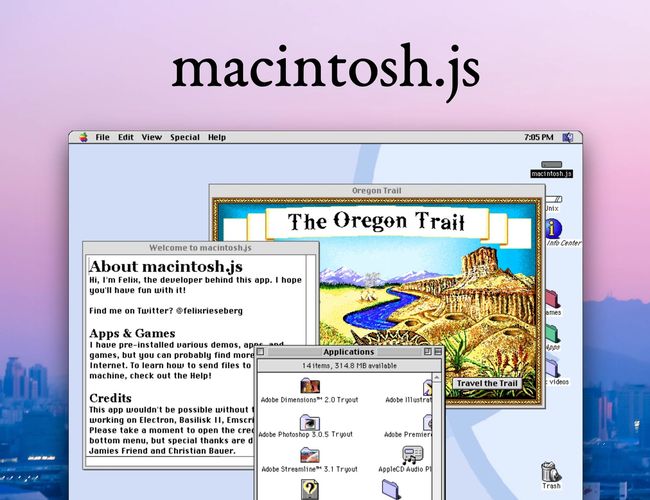 Mac OS 8 als App verfügbar, inklusive Photoshop 3, Premiere 4 und mehr