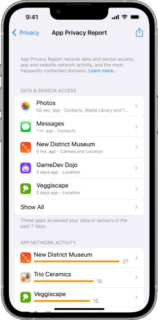 Apple veröffentlicht iOS 15.2 und bringt App-Datenschutzbericht