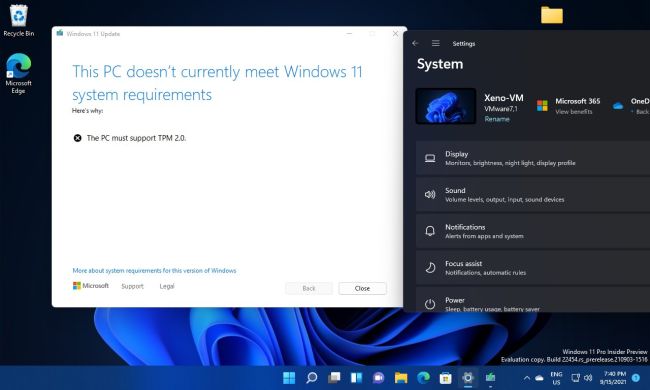Schluss mit Windows 11 auf VMs ohne TPM 2.0