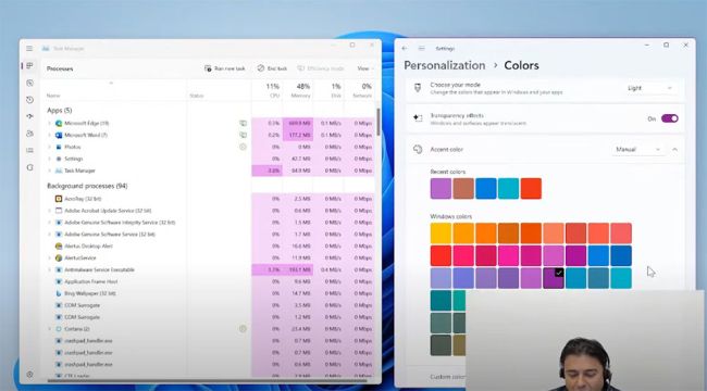 Mehr Farbe für den Windows-11-Task-Manager