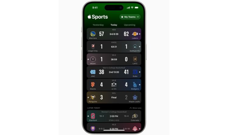 Apple lanciert neue Sport-App