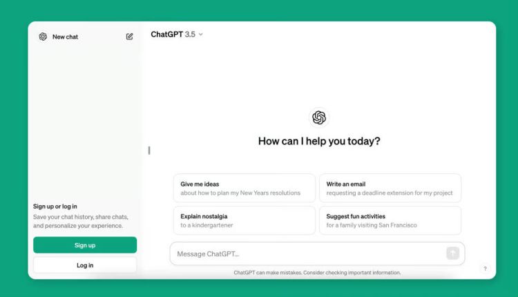 ChatGPT kann nun auch ohne Account genutzt werden