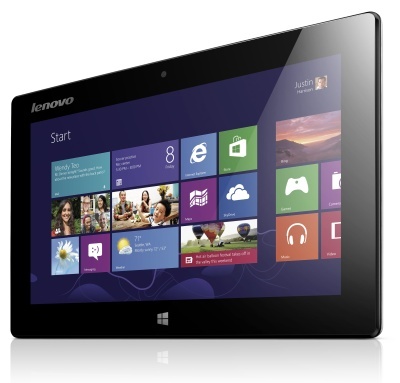 Lenovo zeigt Windows-8-Tablet, günstige Touch-Geräte