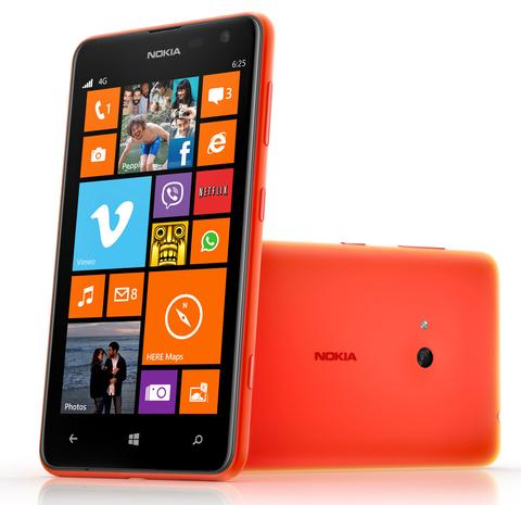 Nokia lanciert Lumia 625 mit 4,7-Zoll-Display