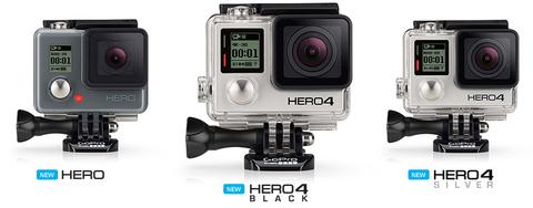 Gopro bringt drei neue Hero-Kameras