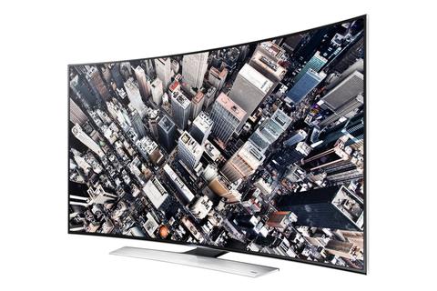 Samsungs gebogene Ultra-HD-Fernseher sind da 