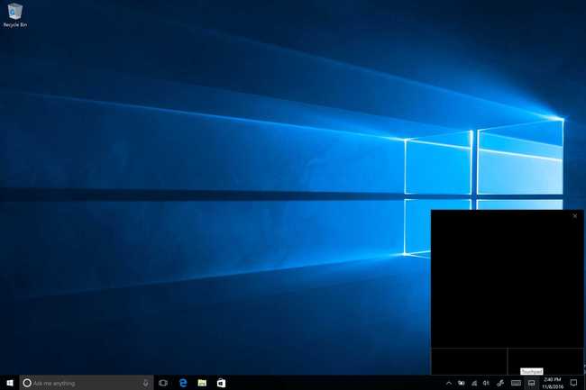 Windows-10-Preview mit virtuellem Touchpad