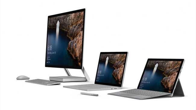 Getestet: Surface Studio, Surface Laptop und Surface Pro