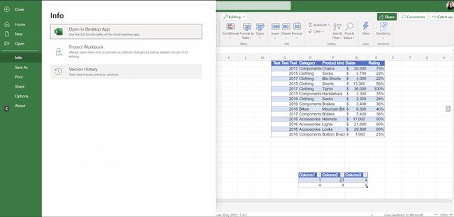 Online-Excel mit Versionshistorie und neuen Tastaturkürzeln