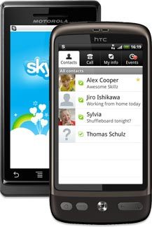 Skype jetzt auch für Android