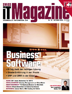 Swiss IT Magazine Cover Ausgabe 2009/itm_200910