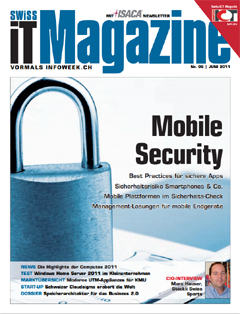 Swiss IT Magazine Cover Ausgabe 2011/itm_201106