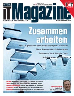 Swiss IT Magazine Cover Ausgabe 2011/itm_201112