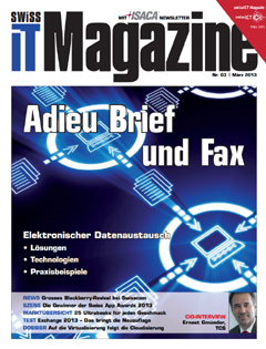Swiss IT Magazine Cover Ausgabe 2013/itm_201303