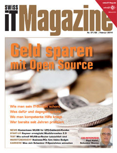 Swiss IT Magazine Cover Ausgabe 2014/itm_201401