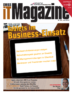 Swiss IT Magazine Cover Ausgabe 2014/itm_201406