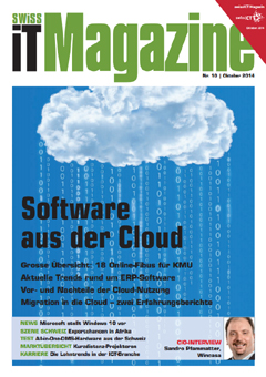 Swiss IT Magazine Cover Ausgabe 2014/itm_201410