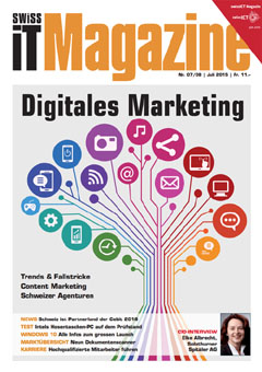 Swiss IT Magazine Cover Ausgabe 2015/itm_201507