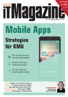 Swiss IT Magazine - Ausgabe 2015/10