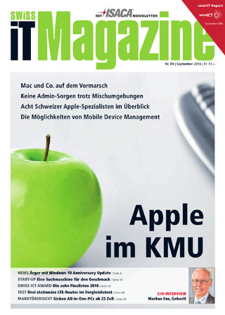 Swiss IT Magazine - Ausgabe 2016/09