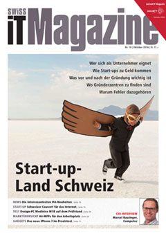 Swiss IT Magazine Cover Ausgabe 2016/itm_201610